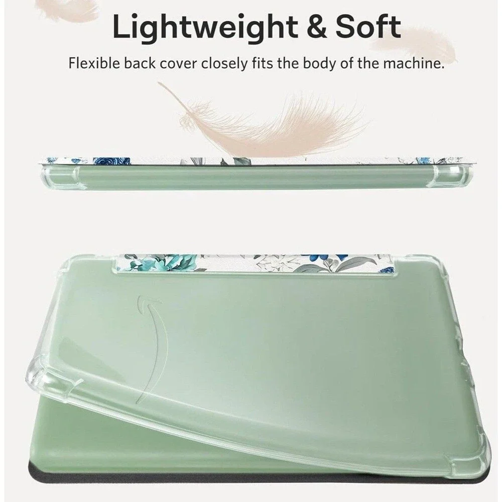 CoBak Case with stand for Kindle Paperwhite (11th Gen. 2021) - Flowers